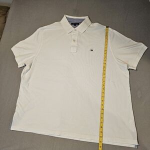 Tommy Hilfiger Men's White Polo Shirt 3XL‎